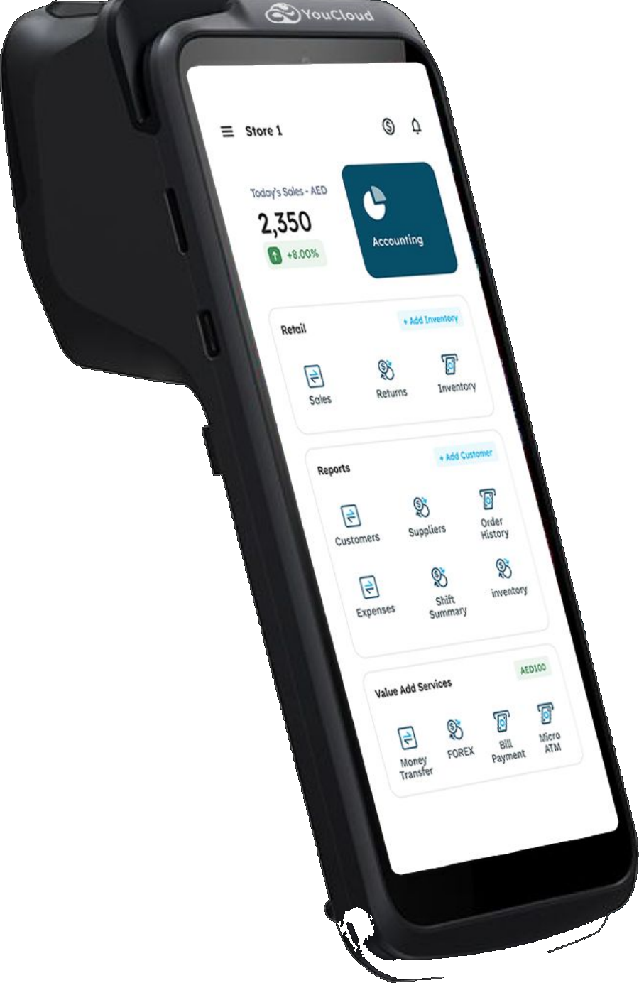 y1000 Handheld POS