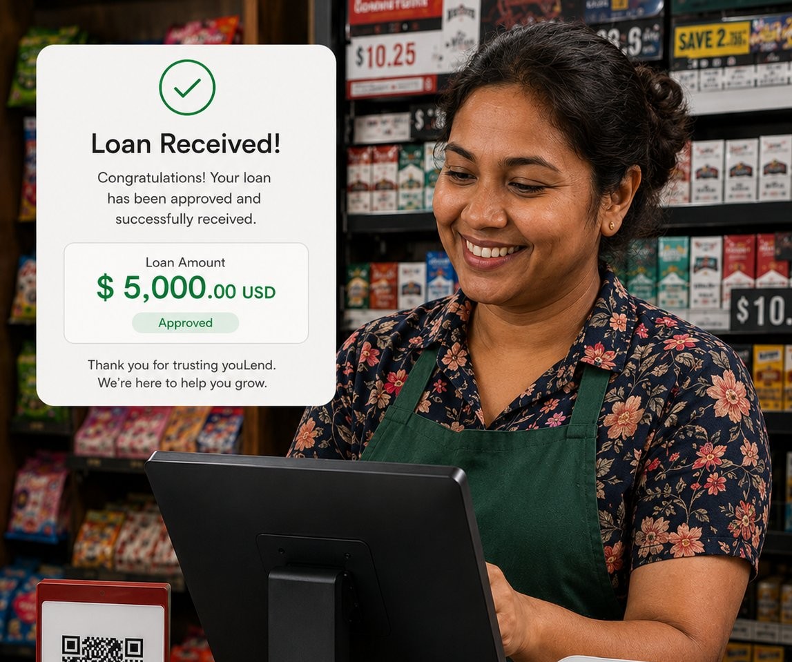 Merchant receiving a youLend loan